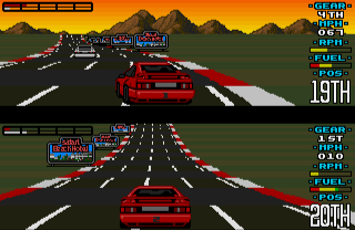 Retro-Rennspiel